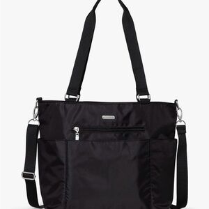 Baggallini Black Everyday Tote with Front Pocket